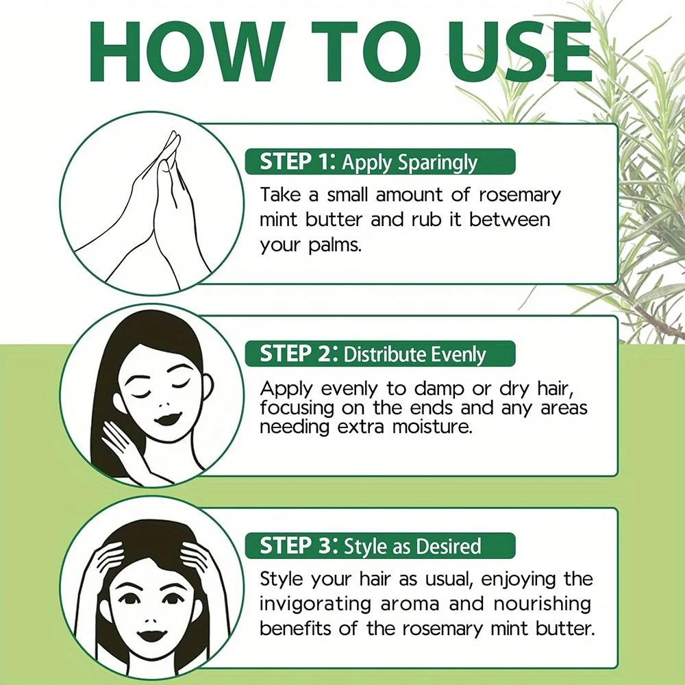 Rosemary Mint Damage Repair Treatment for Stronger Hair