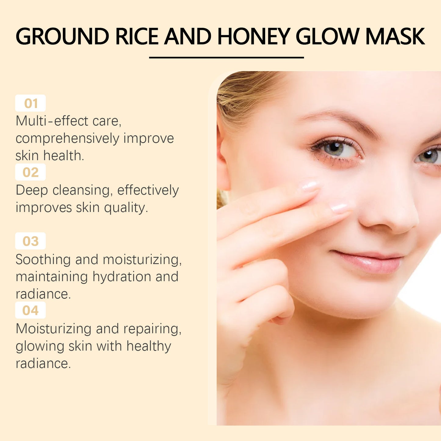 Ground Rice And Honey Glow Mask