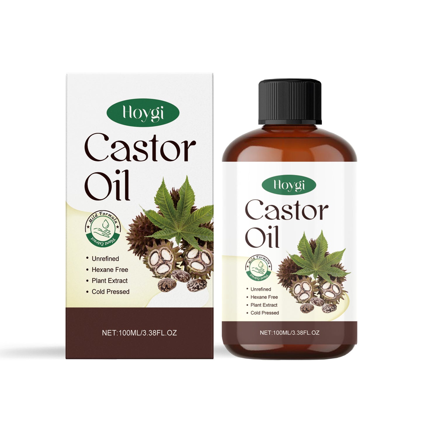 Organic Castor Oil for Body & Hairs
