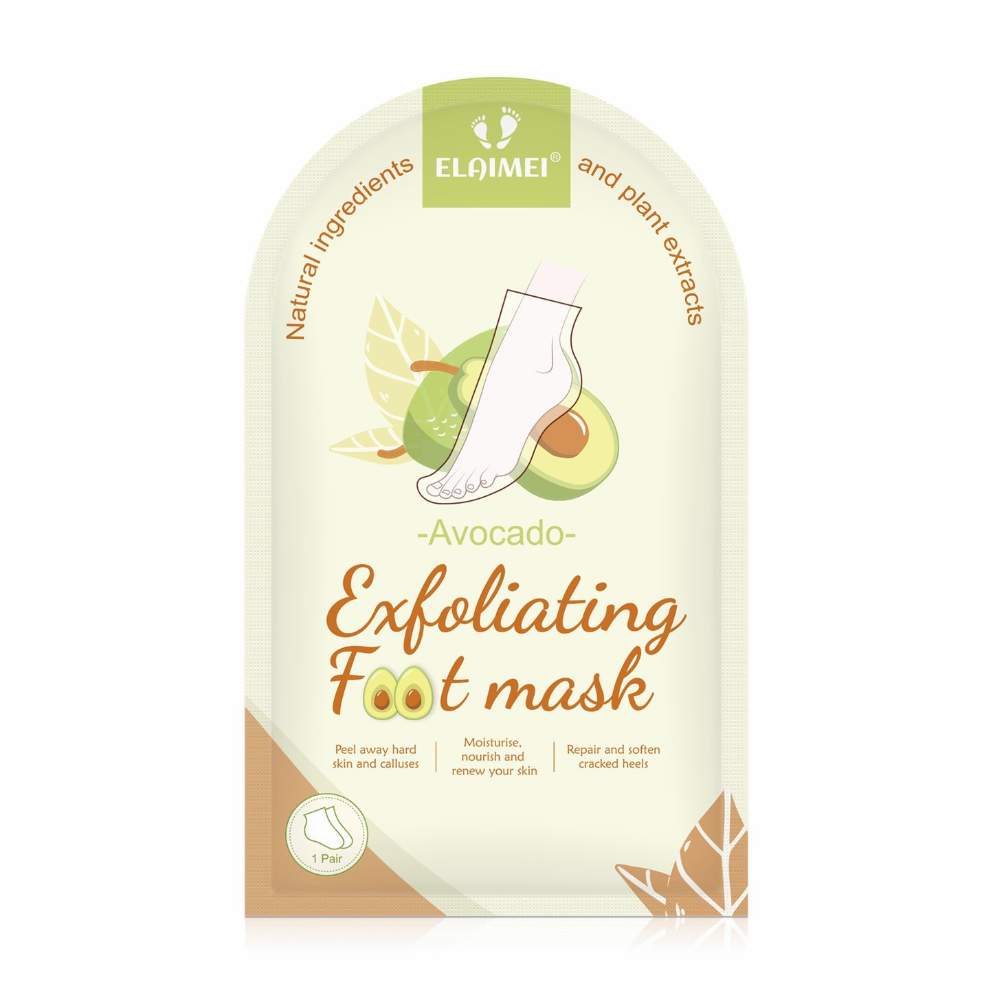 Exfoliating Foot Mask Feet Cream For Dead Skin Removal Foot Care Tool Removing Dead Skin Foot Peeling Whitening Foot