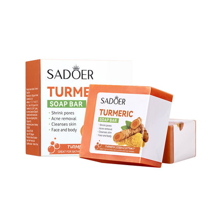 Turmeric Soap Essential Oil Handmade Soap Cleansing Bath