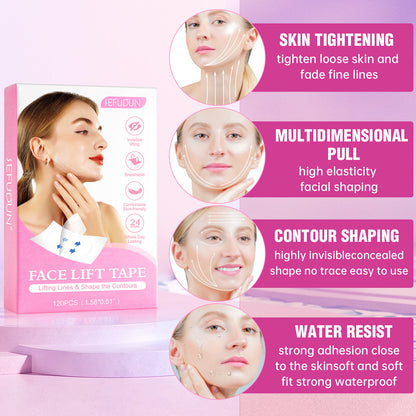 Facial Lifting V-shaped Stickers Invisible