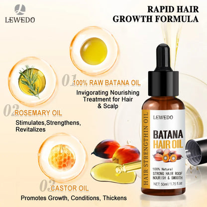 Batana Hair Growth Oil for Men & Women / Anti Hair Loss oil