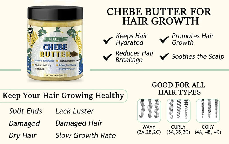 Chebe Butter Nourishes & Repairs Damaged/Breakage Hair Mask