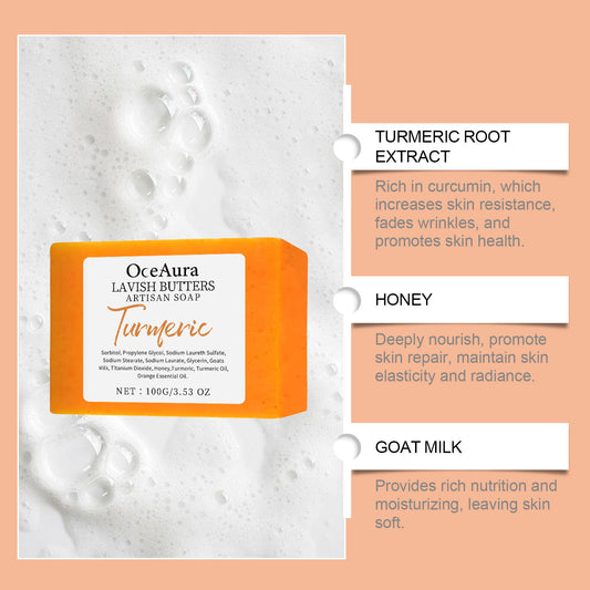Turmeric Facial Soap for Dry Skin